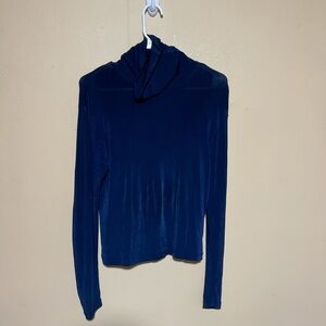 Paul Smith Women’s Blue Turtleneck made in Italy size large layer warm winter